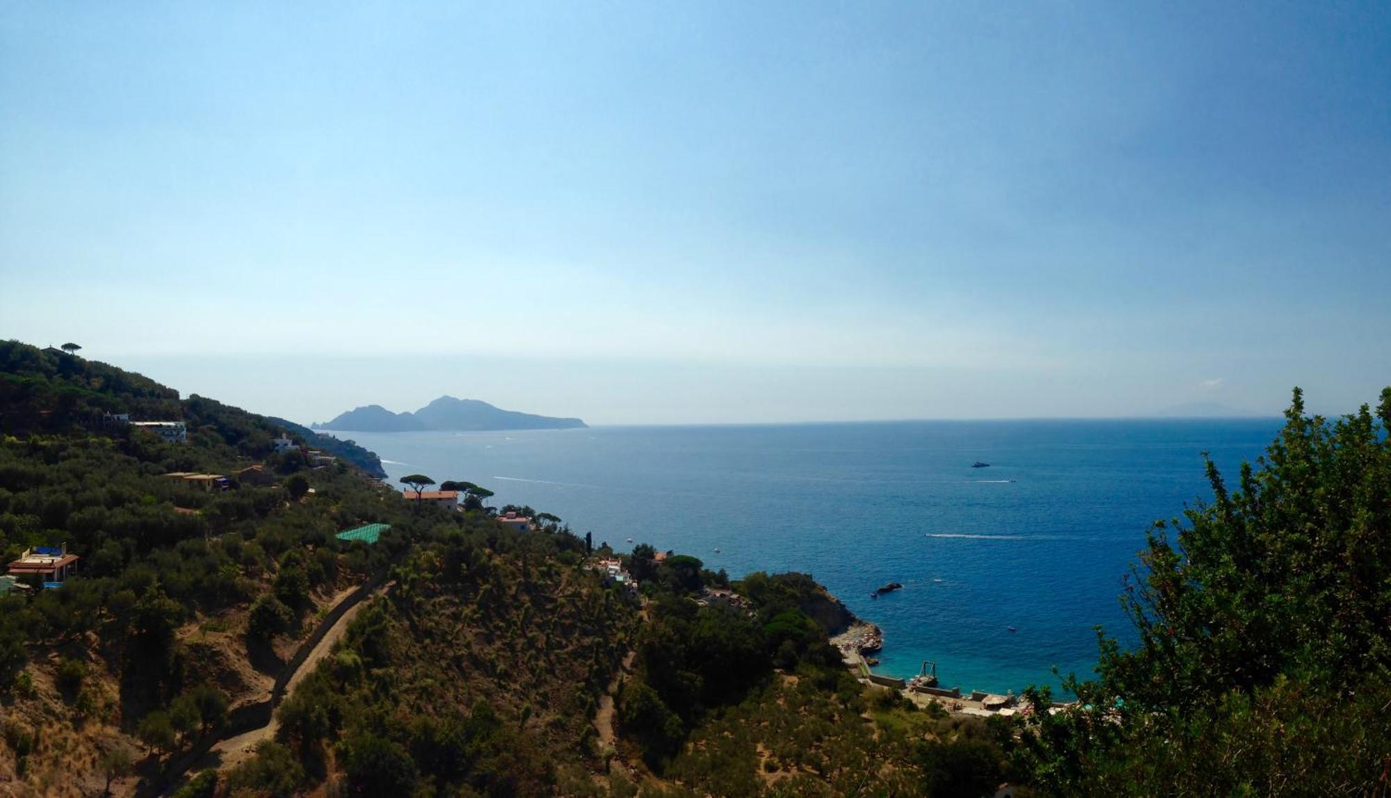 Bilocale Panoramico “Lo Sguardo” Apartment Massa Lubrense Ngoại thất bức ảnh